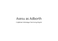 Asesu ac Adborth